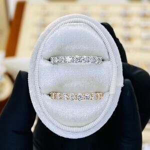 3mm Moissanite Full Eternity Ring Band